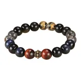 Пламя Гора Золотой Лист Браслет для мужчин