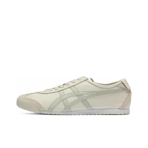Onitsuka Tiger MEXICO 66 Противоскользящий Устойчивый к истиранию Низкий Топ Повседневная обувь Унисекс Бежевый