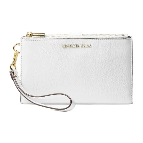 MICHAEL KORS Adele Кожа Кошелек Женские Оптический белый