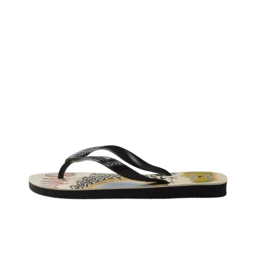 Havaianas Резина Slip-resistant Шлепанцы Унисекс Бежевый Зеленый Черный