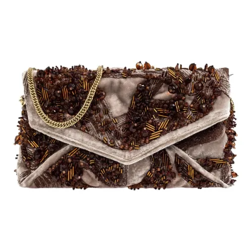 DRIES VAN NOTEN Вельвет Клатч Сумка через плечо Сумка на плечо Женская Коричневая