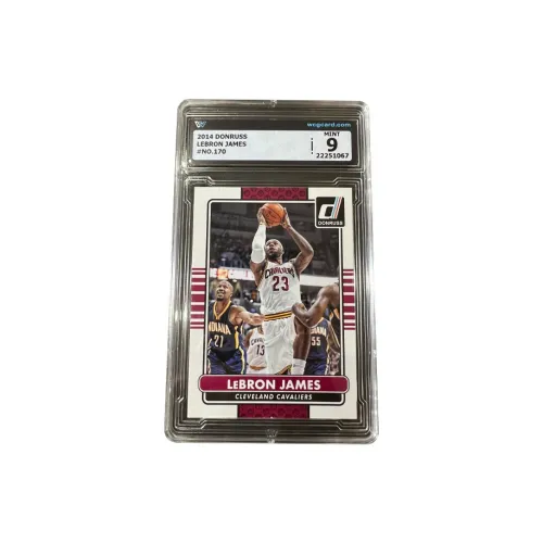 Панини Кавальерс Леброн Джеймс 'The King ' Набранные 9 Баскетбольная карточка Редкая Сертифицированные карточки 1 шт