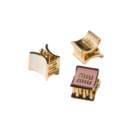 MIU MIU Металл Заколки для волос Женские Золото