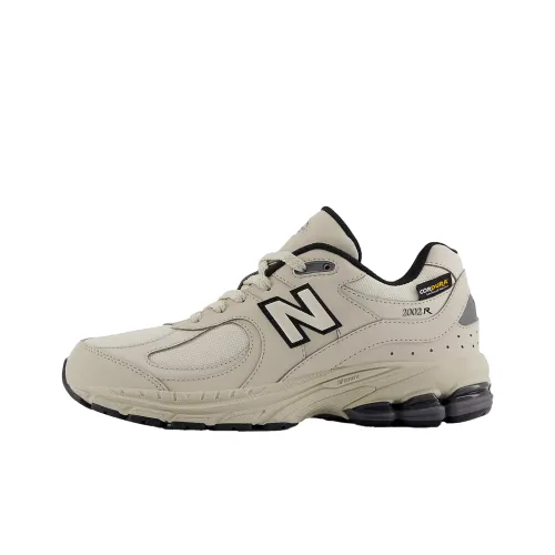 New Balance NB 2002 Детская беговая обувь Низкий топ Бежевый Черный Школьный возраст
