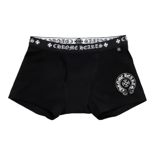 Chrome Hearts 1 Пачка Мужские Боксеры Черные