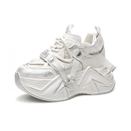 Стук для обуви Floral Language Низкий Топ Толстая подошва Женская