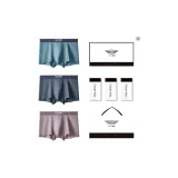 [Темно-серый + Розовый кожаный + Зеленый] Набор из 3 предметов в подарочной коробке