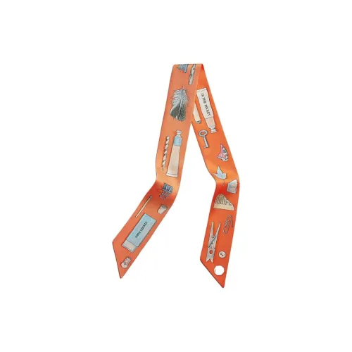 HERMES Шарфы из шелка Тутовый женские многоцветные