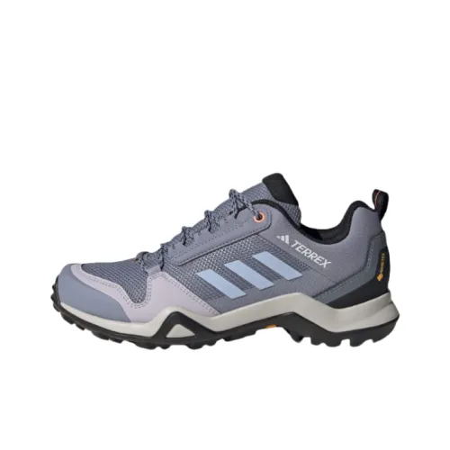 adidas Terrex AX3 GTX Устойчивый к истиранию Дышащий Отводящий влагу Низкий Топ Походная обувь Женская Серый
