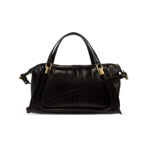 Chloe Кожа Сумка через плечо Сумка Женская Коричневая