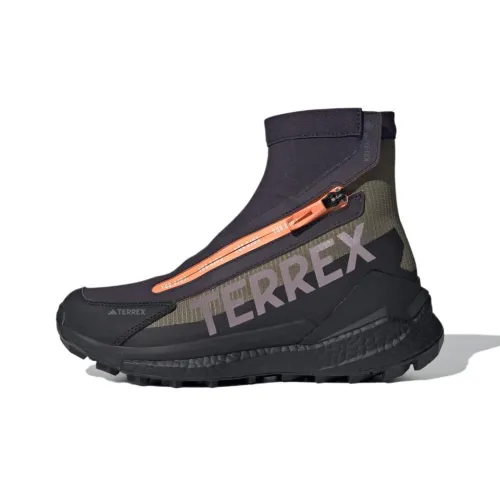 adidas Terrex FREE HIKER 2,0 Противоскользящий Устойчивый к истиранию Высокий Топ Походная обувь Женская Черная