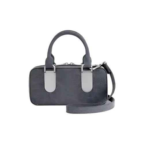 TAD FAB Ткань Бостон Сумка Сумка Маленькая Женская Темно-Серый Деним