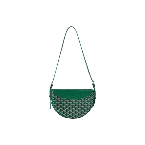 GOYARD Холст Телячья кожа Swallow Сумка Плечевая сумка Унисекс Зеленый