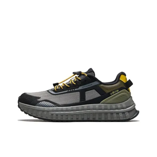 ANTA ZONGXUNXILIE Устойчивые к истиранию противоскользящие Легкие Низкие Кроссовки для тренировок Мужские Серый Черный