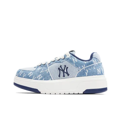 MLB Chunky Liner Slip-Resistant Low Top Скейтборд Кроссовки Unisex Blue