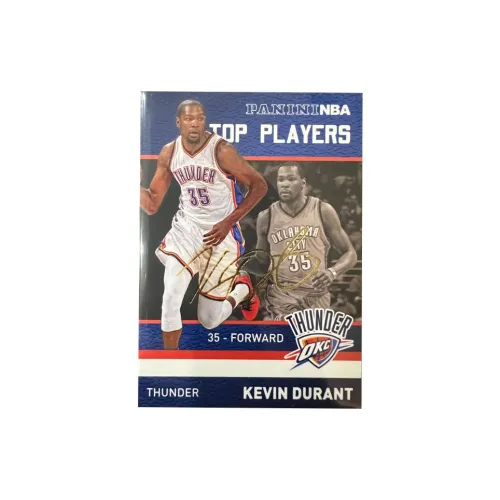 PANINI Thunder Kevin Цвет KD Золотой Pen Signature Signature Player Card Rare Card Спортивные карты 1 шт