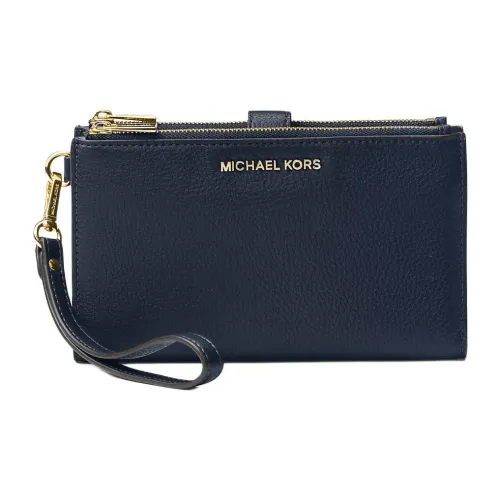 MICHAEL KORS Adele Кожа Кошелек Женские Морской синий