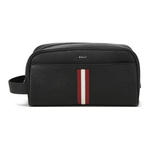 BALLY Коровья кожа Сумка для туалетных принадлежностей Makeup Bag Мужской Черный