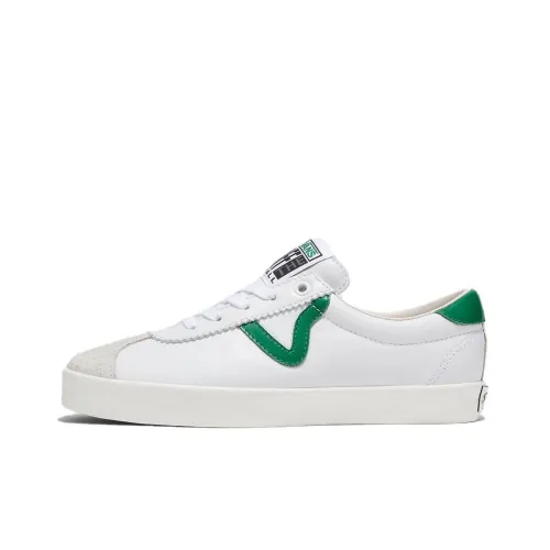 Vans Скейтборд Кроссовки Низкие Бело-Зеленые Унисекс