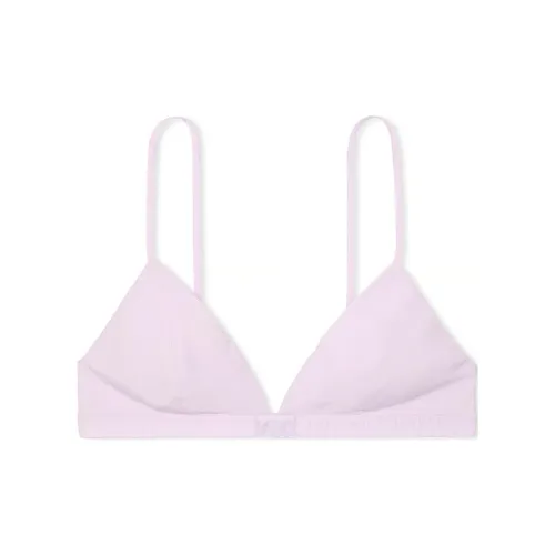 Victoria's Secret Luxe Crepe Треугольник Bralette Delicate Фиолетовый Бюстгальтер Женские Фиолетовый