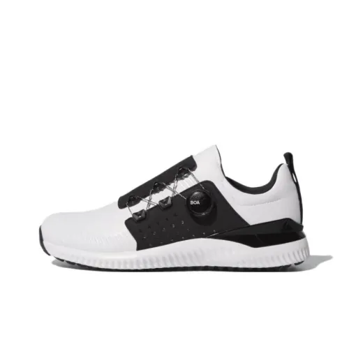 Adidas Adicross Износостойкий и Водонепроницаемый Низкий Топ Обувь для гольфа Мужская Белый Черный