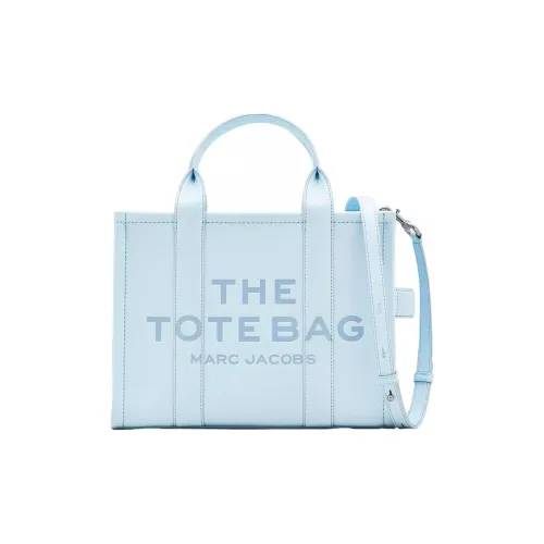 MARC JACOBS Full GRAIN LEATHER Тоут Сумка Сумка для покупок Сумка через плечо Сумка среднего размера Женская Светло-синяя