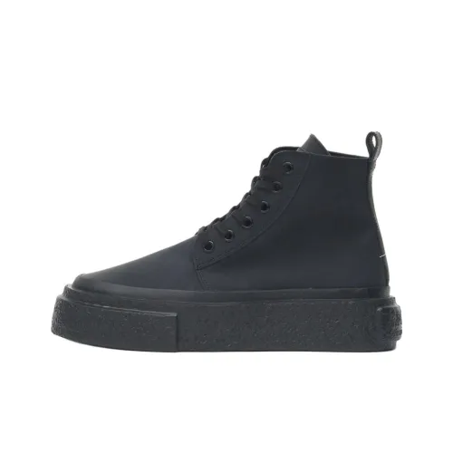 MM6 MAISON MARGIELA Высокие кроссовки для скейтбординга Мужские Черные