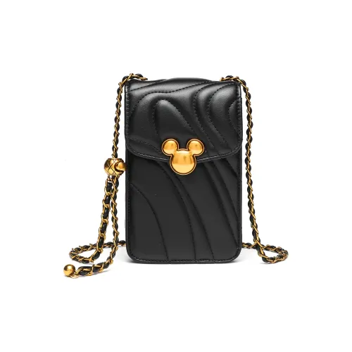 Disney Mickey Series ПУ (полиуретан) Сумка через плечо Чехол для телефона Женская Черная