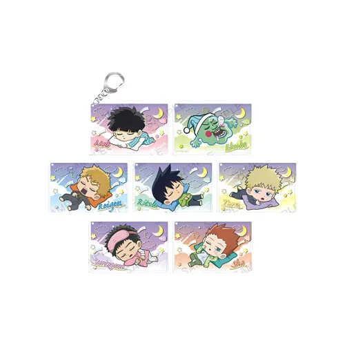 BUSHIROAD SPIRIT Рекомендуемый возраст Сезон 3 Брелок Сонная версия Набор из 7 подвесок аниме-тематики