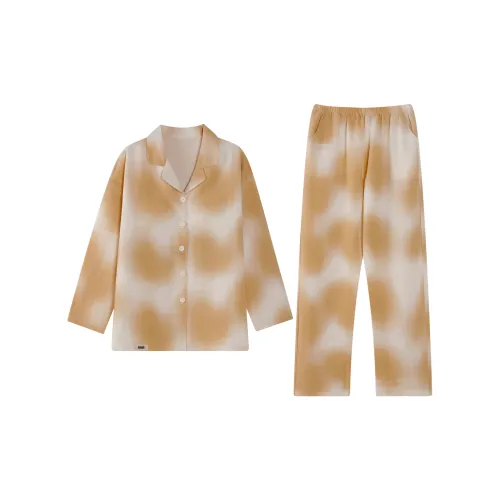 CHUDUAN Пижамный комплект женский оранжевый