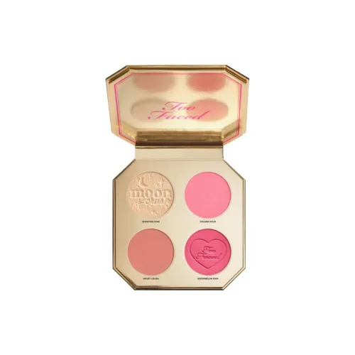 Too Faced Праздничная серия Драгоценный камень Тушь для сияния Румяна Цветовая палитра Легко смешивается Цвет лица 15 г