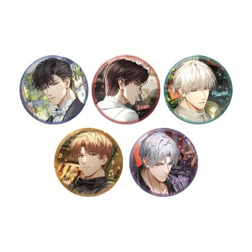 Свет и Ночь Персонаж Жестяной Значок · Третья EDITION Мерч по IP