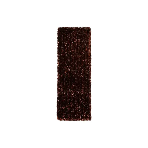 DRIES VAN NOTEN Шерсть Нейлон Металлическое волокно Шарфы Женские Коричневый