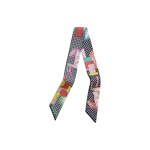 HERMES Шарфы из шелка Тутовый женские многоцветные