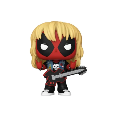 Funko x Marvel POP! Ограниченный Рок Дэдпул Металлические фигурки в стиле Chibi