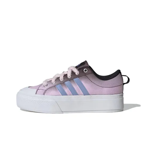 Adidas Bravada 2,0 Slip-resistant Abrasion-resistant Low-top Canvas Shoes Unisex Pink Purple Adidas Bravada 2,0 Противоскользящие Устойчивые к истиранию Низкие Кеды Унисекс Розовый Фиолетовый