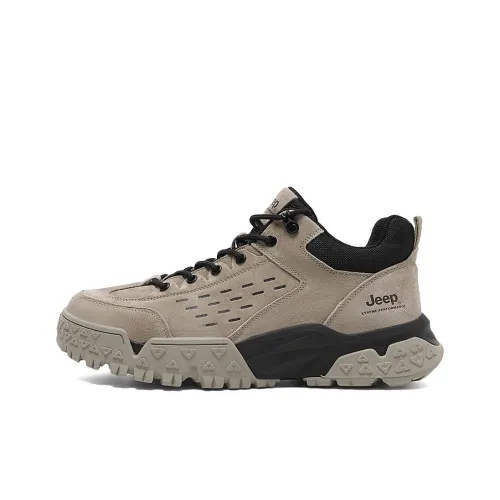 JEEP MID Топ Походная обувь Мужская Песочного цвета