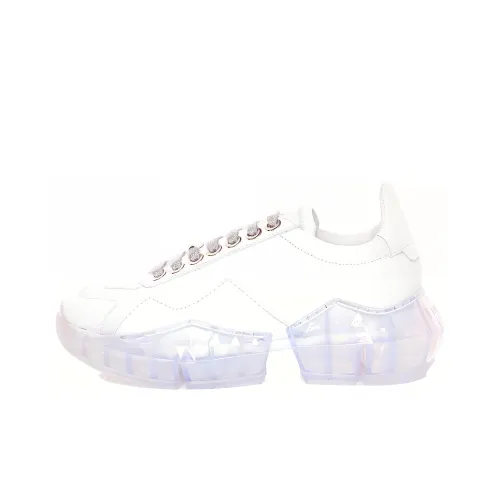 Jimmy Choo Ромб Низкий Топ Спортивная Повседневная Обувь Женская Белая