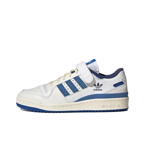 Adidas Originals FORUM 84 Low Топ Скейтборд Кроссовки Унисекс Белый Синий
