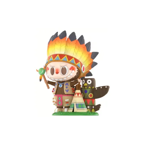 POP MART THE MONSTERS LABUBU Indian, Прозрачный Слепой Бокс На Карточке, 100%