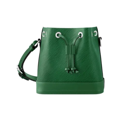 LOUIS VUITTON NOE Сумка-ведро из кожи EPI Сумка через плечо Маленькая Женская Зеленая