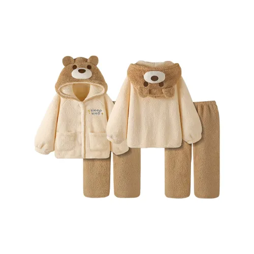 O'MESIK Пижамный комплект женский коричневый