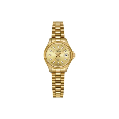 ENICAR Механический Movement Женские часы 28,4 мм Золотой