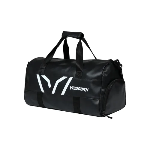 VEIDOORN PVC Кожа Спортивный Сумка Большая Унисекс Классический Черный