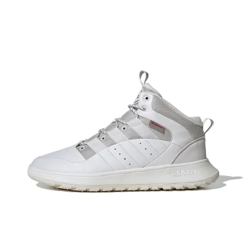 Adidas Abrasion Resistant MID Баскетбольные кроссовки Топ Унисекс Белый