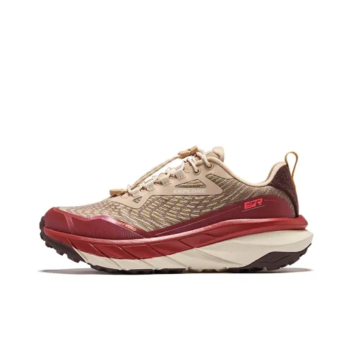 Erke Амортизация Износостойкие Низкие Кроссовки для Бега Женские Battlefield Goddess Овсяный