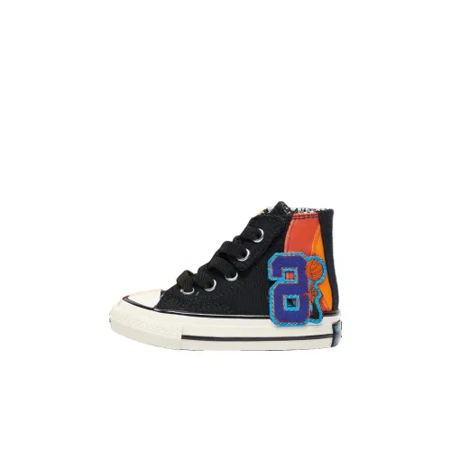 Space Jam x Converse Chuck 70 High Топ Обувь для малышей Черный и оранжевый Infant And Toddler
