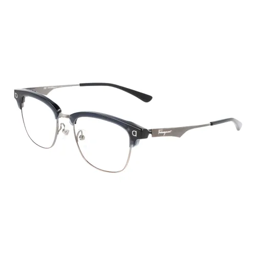FERRAGAMO Титановый сплав Оправа «брови» Оправы для очков Унисекс