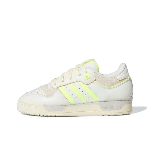 Adidas Originals Rivalry Slip Resistant Abrasion Resistant Низкий Топ Повседневная Обувь Женская Кремово-Белый