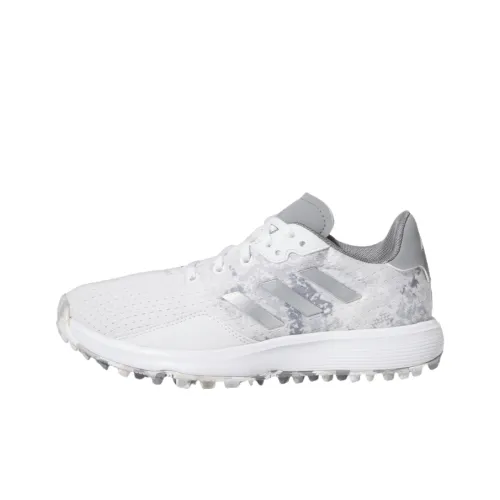 Adidas S2G SL 23 Противоскользящий Устойчивый к истиранию Низкий Топ Детские Кроссовки для Тренировок Белый Серый Подростки